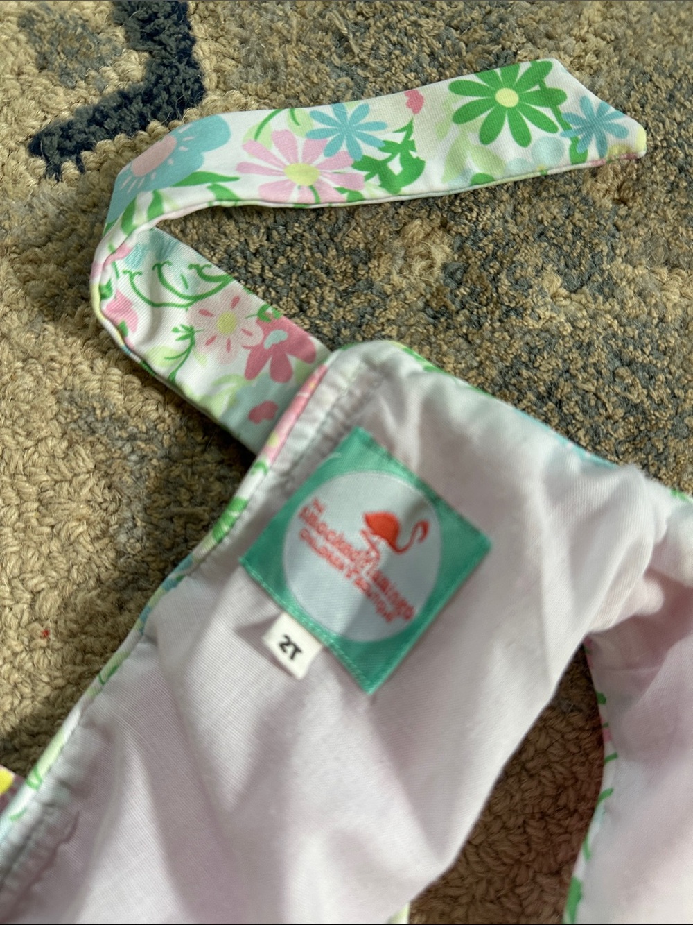 Pink Floral Ruffle Shorts Set - Picture 3 of 4